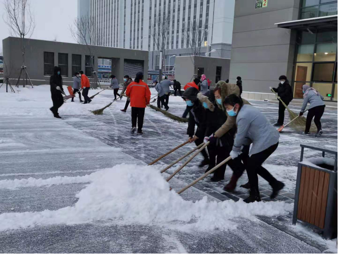 防控疫情 风雪无阻 豪运国际人的“温度”暖人心