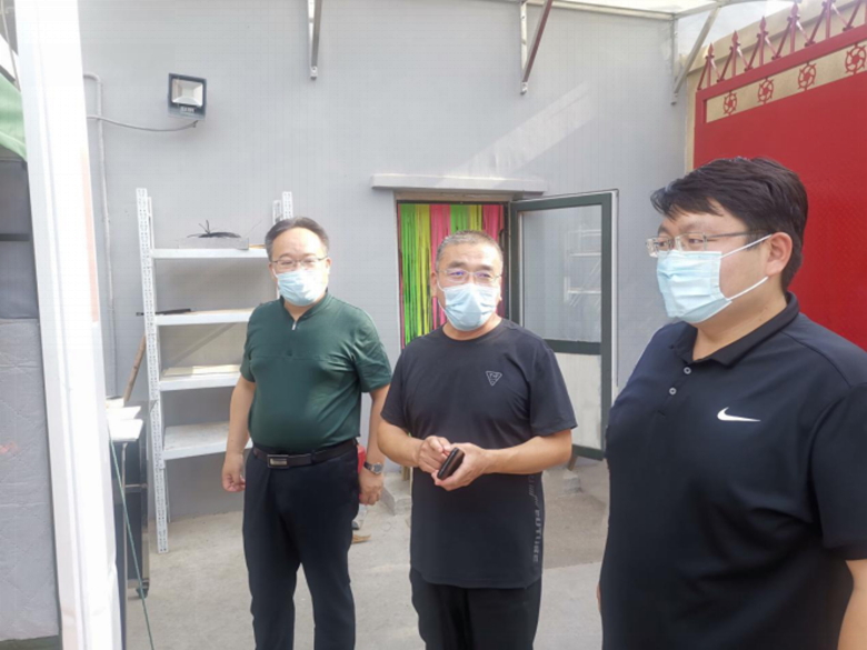 七一前夕区国资委向导走访调研龙之家科技公司