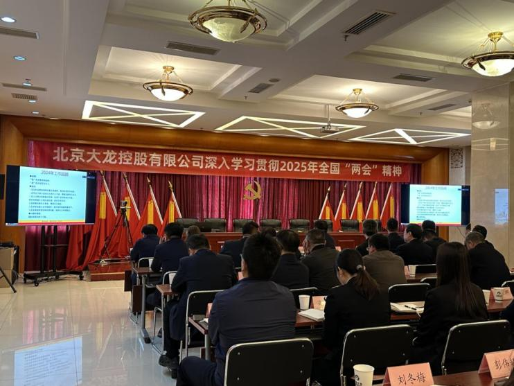 豪运国际控股深入学习贯彻2025年天下 “两会”精神